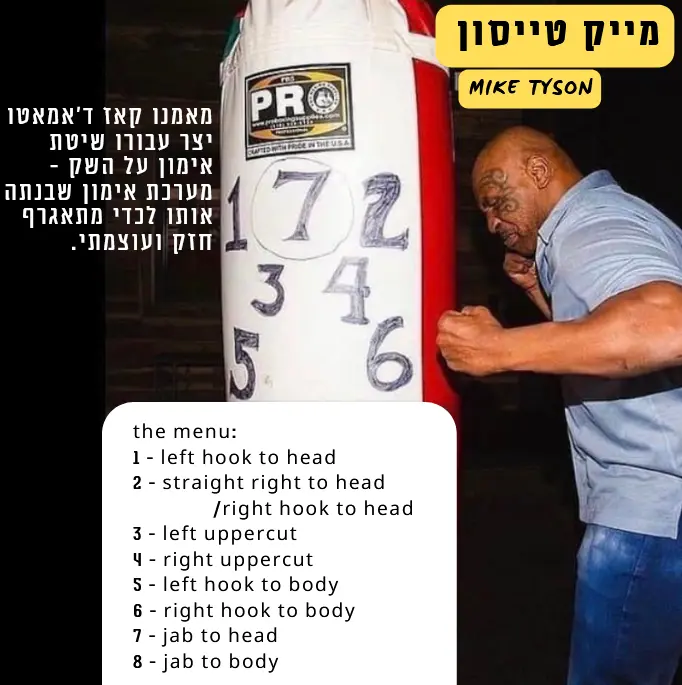 מייק טייסון אימון שק איגרוף
