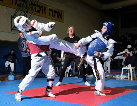 אריה ואסף בייגן ואביעד בלוך מבשרת ציון טאקוונדו - Taekwondo 