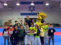 גילי חיימוביץ ורומן רוסינוב גדרה טאקוונדו - Taekwondo 