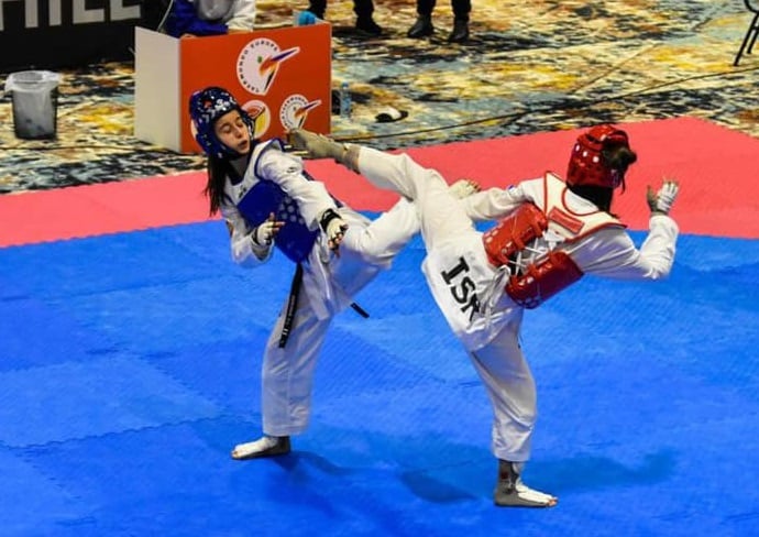 רמלה יחיעם שרעבי ורומן רוסינוב טאקוונדו - Taekwondo 
