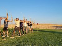 מצפה רמון אליהו בדש ובן הדני קשתות (חץ וקשת) - Archery 
