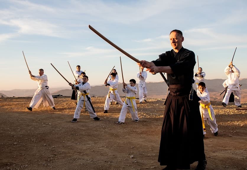 כפר סבא ירון  הררי איאיידו - Iaido אייקידו Aikido ג'וג'יטסו יפני Jujutsu ג'ודו לחימה במקל Jodo