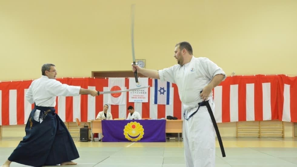 ירון  הררי כפר סבא איאיידו - Iaido אייקידו Aikido ג'וג'יטסו יפני Jujutsu ג'ודו לחימה במקל Jodo