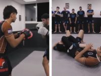 נדב  בר גיל ראש העין אמ.אמ.איי - MMA ג'וג'יטסו ברזילאי BJJ